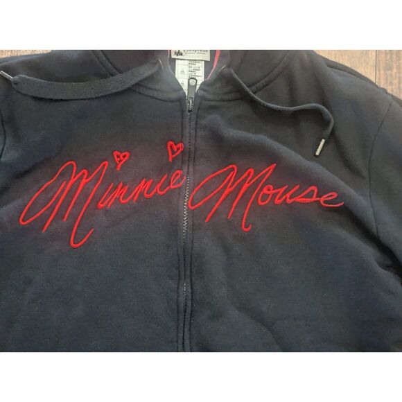 Disney Parks Minnie Mouse XXL Zip-Up Hoodie – Adorable Polka Dot Ears! - Picture 3 of 5